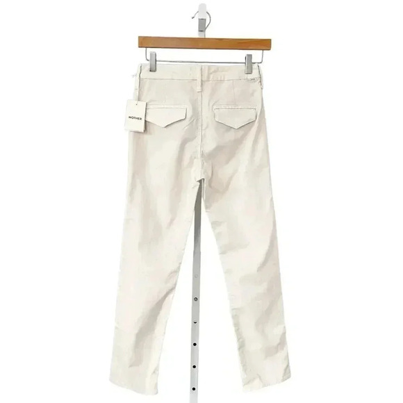 NWT Mother The Straight Shaker Ankle Prep Vanilla size 24 - Picture 3 of 11